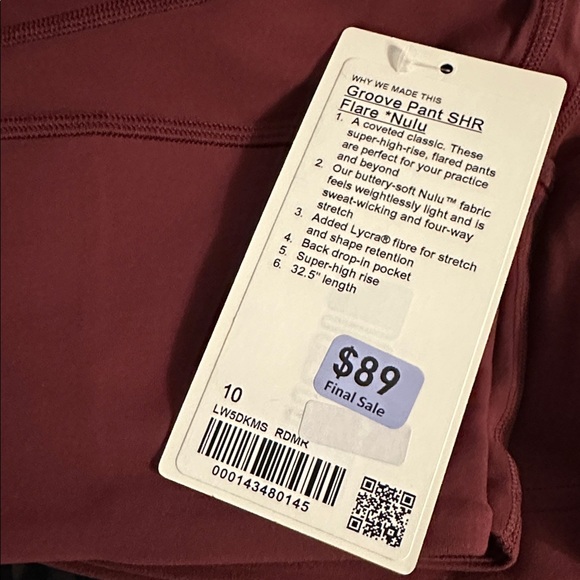 lululemon Groove Super-High-Rise Flared Pant Nulu *Regular - Picture 7 of 7